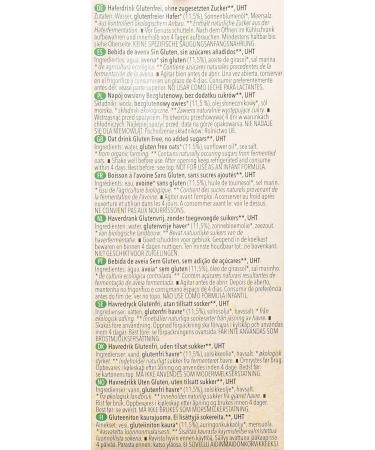 Buy Natumi Gluten Free Unsweetened Oat Drink - Organic Vegan Milk Substitute 1 L (Pack of 10) - International Shipping Available - Buy Online on GoSupps.com