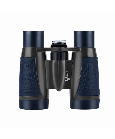 Vanstarry Compact Binoculars for Kids Bird Watching Hiking Camping Fishing Accessories Gear Essentials Best Toy Gifts for Boys Girls Children Toddler Waterproof 5X30 Optical Lens Including Compass Black