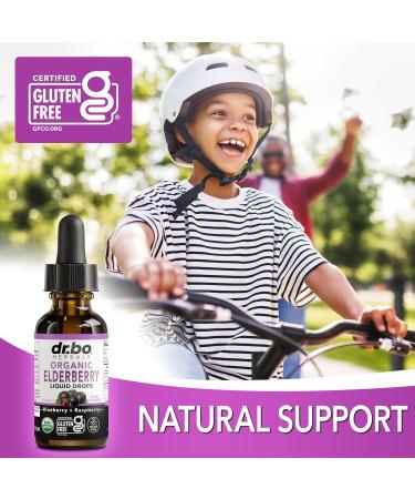 Elderberry Syrup Organic Liquid Drops - Sugar Free Immune Support Supplement for Adults & Kids Ages 1 Immune Booster - Pure Organic Elderberry Syrup Liquid Drops Tincture Extract Concentrate 1 Fl Oz - Buy Online on GoSupps.com