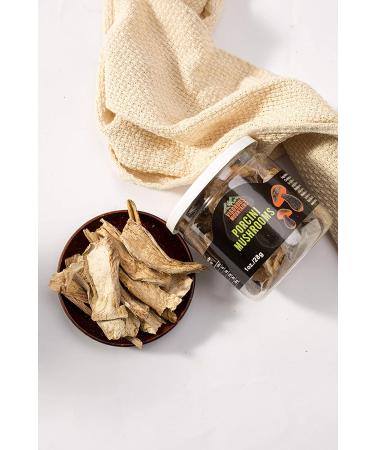Vigorous Mountains Premium A Grade Dried Porcini Mushrooms Boletus Edulis 1oz - Top Quality Wild Porcini Mushrooms - Buy Online on GoSupps.com