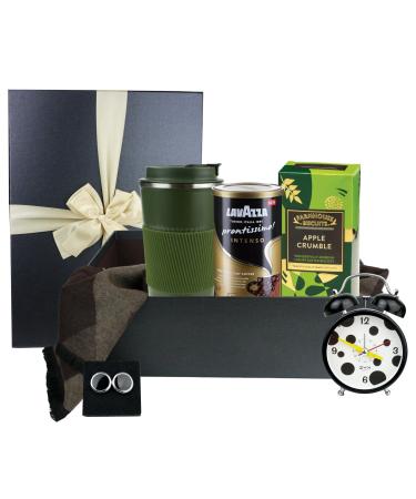 Coffee Lover's Christmas Birthday Morning Essential Gift Box Hamper for a Man Dad Husband - Curated Hamper - Buy Online on GoSupps.com