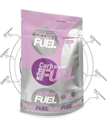 Urban Fuel Active Carb Blocker with Vitamin C, Chitosan & Chromium - 180 Capsules - Buy Online on GoSupps.com