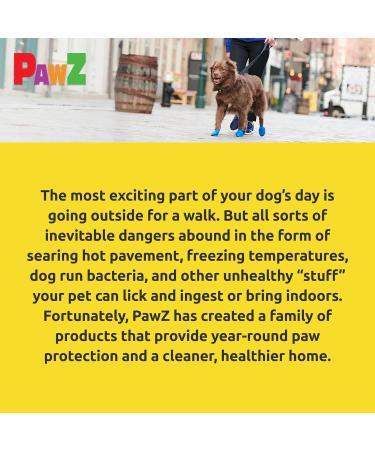 Pawz Pawc-XXS Dog Boots - Yellow | Waterproof Pet Booties for Small Dogs | Shop Now! - Buy Online on GoSupps.com
