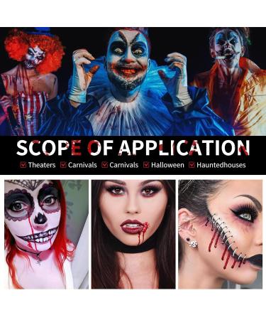Buy Halloween Fake Blood Makeup Set | Washable Fake Blood Spray for Zombie Costumes & SFX Makeup International Shipping Available - Buy Online on GoSupps.com