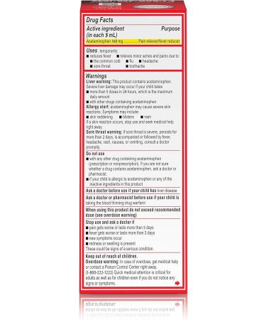 Tylenol Child Grape Suspension 4 oz - Fast-Acting Fever and Pain Relief - Buy Online on GoSupps.com