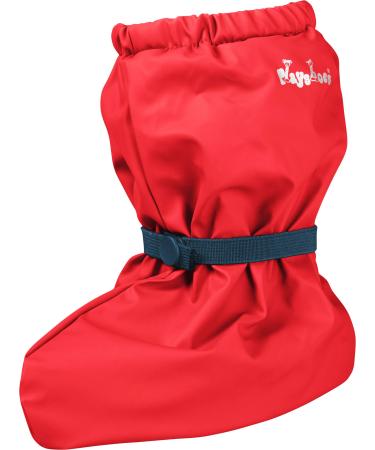 Playshoes Unisex Kid's Waterproof Footies with Fleece Lining Pantuflas Medium Red