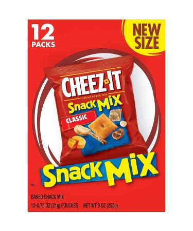 Cheez-It Snack Mix 9oz Box (12 Packs) - Classic Lunch and Office Snacks for Kids - Buy Online on GoSupps.com