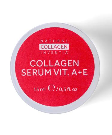 Natural Collages Inventia Collagen Serum for Eyes - Anti-Wrinkle & Dark Circle Care with Vitamins A & E | 15ml Eye Cream for Hydration & Regeneration - Buy Online on GoSupps.com