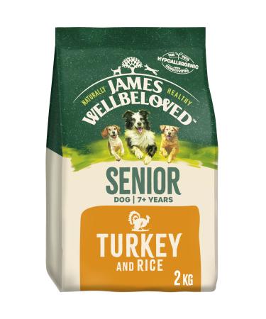 James Wellbeloved Complete Dry Senior Dog Food Turkey and Rice 2 kg Turkey & Rice - Buy Online on GoSupps.com