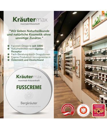 Mountain Herbs Foot Cream & Leg Cream - Arnica Marigold & Chamomile Extract - 3 x 100 ml | International Shipping Available - Buy Online on GoSupps.com