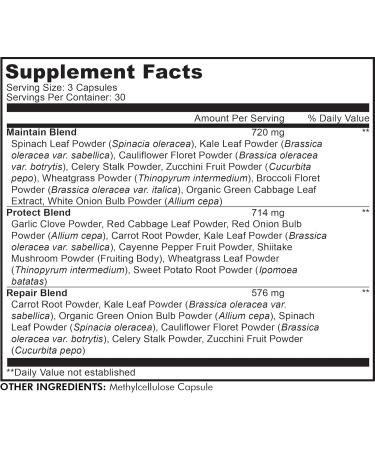 Codeage Instantfood Easy Veggies + Fast Fruits Vitamins Bundle 30+ Daily Vegetables & Fruits Powders Whole Food Green Multivitamin Fibers Vegan Superfood Minerals Supplement - 180 Capsules - Buy Online on GoSupps.com