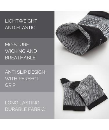 Plantar Fasciitis Compression Socks for Women & Men | Best Ankle Sleeve for Arch Support & Heel Pain Relief (Large - Buy Online on GoSupps.com