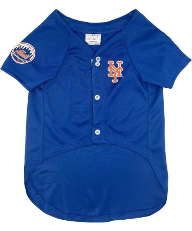 Pets First MLB Jacob deGrom X-Large Pet Jersey - Official MLBPA New York Mets The deGrominator Design - Team Color - Buy Online on GoSupps.com