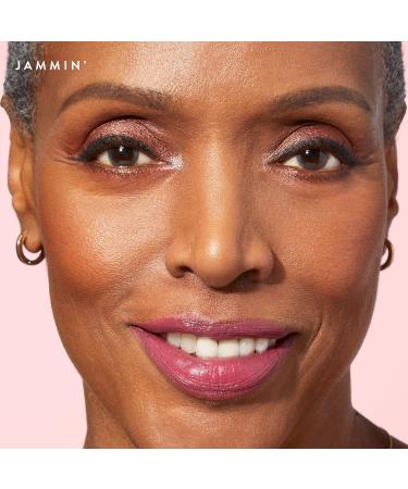 Laura Geller Jelly Balm Tinted Lip Balm - Jammin' | Hydrating Vitamin E | Semi-Shine Finish - Buy Online on GoSupps.com