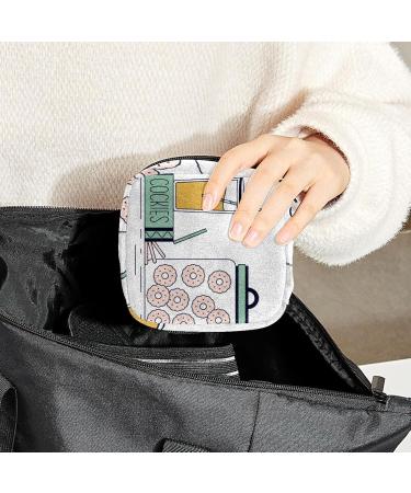 Women's Portable Period Kit Bag - Bonds Storage for Biscuits & Juice | Stylish & Functional Feminine Product Organizer - Buy Online on GoSupps.com