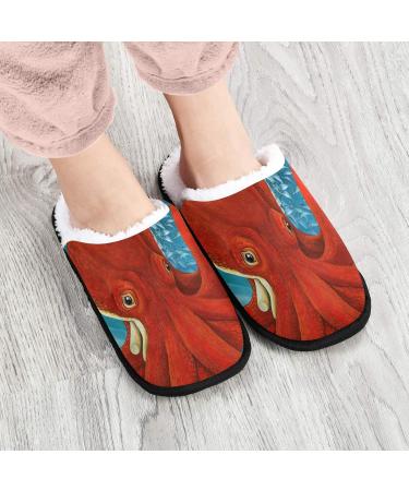 Puxuquay Watercolor Ink Fish Slippers for Women Men & Kids | Cozy Bedroom Shoes | International Shipping Available | Sizes 35-39 EU - Buy Online on GoSupps.com