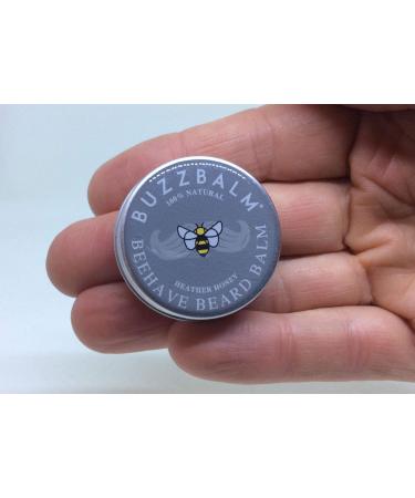 Non Greasy Natural Beard Balm for Men - Unscented Beard Conditioner with Beeswax (8.5g) - Buy Online on GoSupps.com