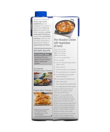 Swanson Chicken Stock 32oz | Resealable Cooking Stock Carton - Buy Online on GoSupps.com