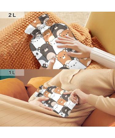 Buy Cute Panda Bear Hot Water Bottle | 2L Pain Relief & Sports Injury Relief - International Shipping Available - Buy Online on GoSupps.com