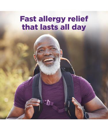 Buy Amazon Basic Care 24 Hour Allergy Relief Fexofenadine Hydrochloride 180mg Geltabs - Non-Drowsy Antihistamine 60 Count - International Shipping Available - Buy Online on GoSupps.com