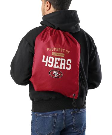 San Francisco 49ers NFL Property Of Drawstring Backpack - Official Team Gear - Buy Online on GoSupps.com
