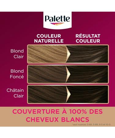 Schwarzkopf - Palette - Coloration Permanente Cheveux - Cr me Soin - Couvre 100% des Cheveux Blancs - Tenue 8 semaines - Blond Clair Sabl 386 - Buy Online on GoSupps.com