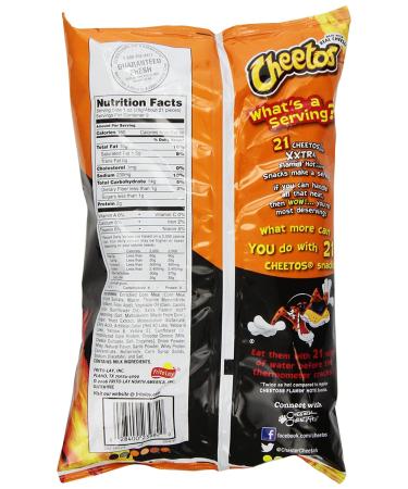 Cheetos Xtra Flamin Hot 9 oz - Intensely Spicy Snack for Heat Lovers - Buy Online on GoSupps.com