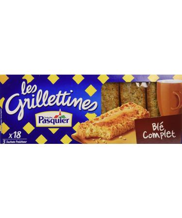 Pasquier Les Grilletines Whole Wheat x 18 3 Freshness Sachets