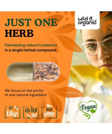 Wild & Organic Cordyceps Mushroom Capsules 1200 mg - Immune Support - Cordyceps Mushroom Powder Supplement - Pure Mycelium Extract - Vegan No Fillers Non-GMO - 60 Count 60 Count (Pack of 1) - Buy Online on GoSupps.com