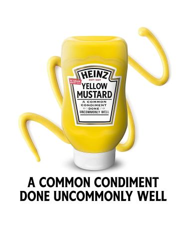 Heinz Yellow Mustard 20oz: Classic Condiment for Hot Dogs & Sandwiches - Buy Online on GoSupps.com