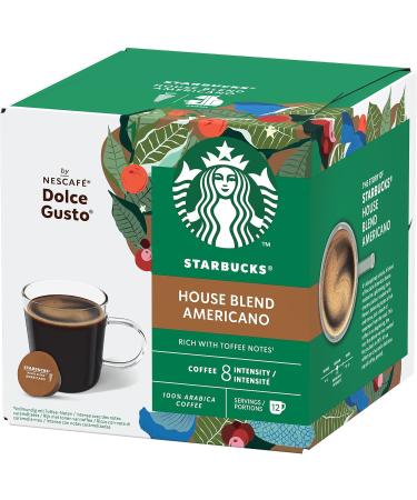 Nestle STARBUCKS House Blend by Nescaf Dolce Gusto Medium Roast Koffiecapsules 6 x 12 72 Capsules - Buy Online on GoSupps.com