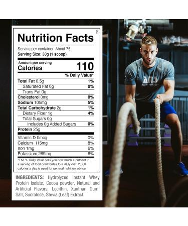ANS Performance 100% Pure Hydrolyzed Whey Isolate Protein + BCAAs - 25g of Protein - Gluten Free Zero Lactose (Milk Chocolate 5 lb) Milk Chocolate 5 lb - Buy Online on GoSupps.com