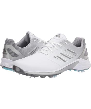 adidas Men's ZG21 Golf Shoe White/Silver - Size 9.5 | Lightweight & Comfortable - Buy Online on GoSupps.com