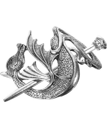 Didiseaon Medieval Metal Hairpins Wiccan Viking Hair Bun Clip Silver Punk Hair Barrette Dragon Chignon Buns Holder Knot Viking Jewelry for Women Girls - Buy Online on GoSupps.com
