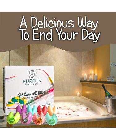 24 Fortune Telling Bath Bombs & Shower Steamers Set - Organic Gift for Women & Kids, Perfect for Parties & Wedding Favors - Buy Online on GoSupps.com
