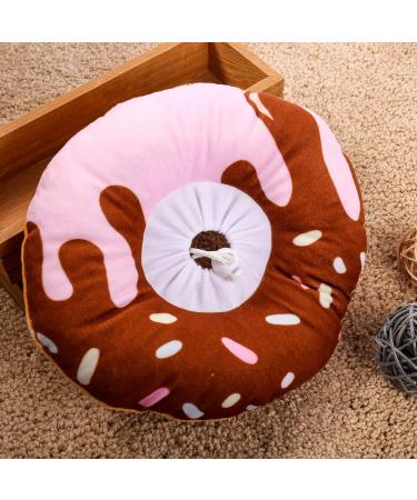 Xinzistar Rauskrause Soft Cat Collar - Adjustable Anti-Bite Protective Collar for Cats Dogs & Kittens (Chocolate Donut Size S) | International Shipping - Buy Online on GoSupps.com