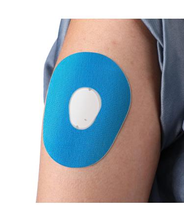TrelaCo 48 Pack Adhesive Patches - Compatible with G7 CGM Sensor Sweatproof Latex-Free Breathable Bandages in Vibrant Colors - Buy Online on GoSupps.com