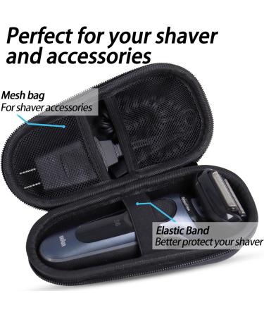 JEVONG Razor for Braun S3/S7/S9 | Hard Shell Travel Case with Charging Space | Electric Shaver Accessories - Buy Online on GoSupps.com