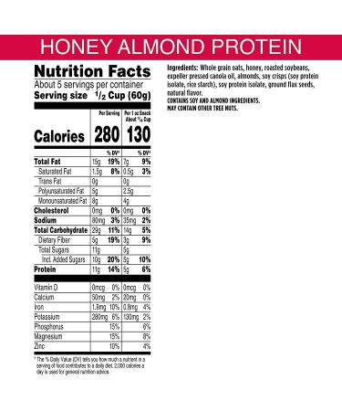 Buy Bear Naked Granola Honey Almond 11.2 oz - Healthy Snack & Gourmet Flavor - Buy Online on GoSupps.com