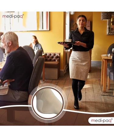 Medipaq Gel Heel & Ankle Support - Achilles Tendonitis, Ligament Damage, Sprained Ankle Socks for Women & Men - Buy Online on GoSupps.com