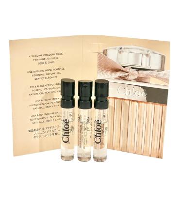 Chloe Eau De Parfum Sample Perfume WOMEN Spray 1.2 ml / 0.04 oz - set of 3 - Buy Online on GoSupps.com