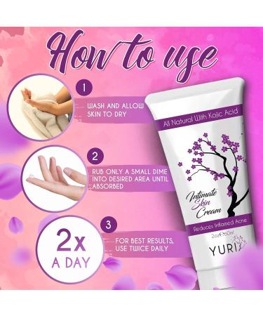 Yuri Beauty Intimate Dark Spot Corrector Cream - Premium Illuminating Formula for Radiant Skin - Hyperpigmentation Cream for Face, Body & Sensitive Areas - 2oz - Buy Online on GoSupps.com