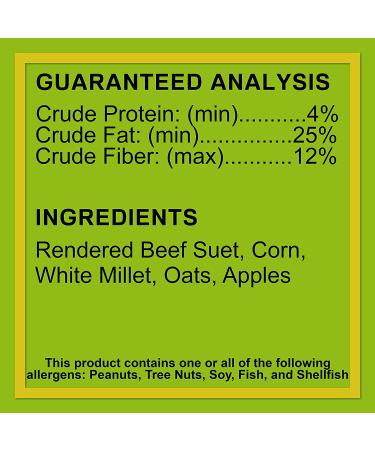 Buy C&S Suet Treats for Wild Birds - 12 Pack | Premium Bird Feed - Buy Online on GoSupps.com