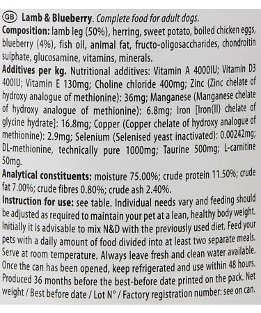 N&D Dog Prime Lamb & Blueberry - Buy Online on GoSupps.com