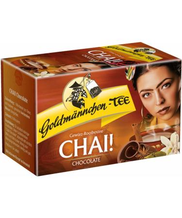  Goldm nnchen Goldm nnchen Gold Man Chai Tea. Chocolate Spices with Rooibos Bos Tea Chocolate Vanilla Flavor 20 Tea Bags - Buy Online on GoSupps.com