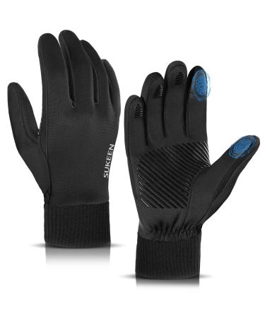 SUKEN GOODS MENINGS MENS WOMES WORLD GLATES WATERTACHER TouchCreen Gloves Bicycle Gletters Men Riding Gletters Women Women Running Gletting Sports Gletting slippery gloves Black Black M