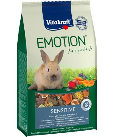Vita Power Emotion Sensitive Rabbit Feed with Vegetables & Grasses - Low Energy No Added Sugar (5x600g) - International Shipping Available - Buy Online on GoSupps.com