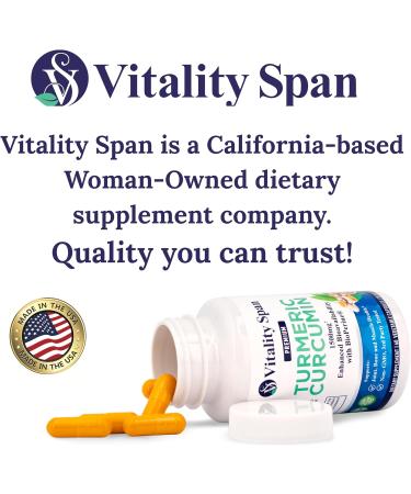 Turmeric Curcumin Supplement 1500mg 95% Curcuminoids Ultra Potent High Absorption Curcumin with Black Pepper Non-GMO Made in USA 60 Veg Capsules - Buy Online on GoSupps.com