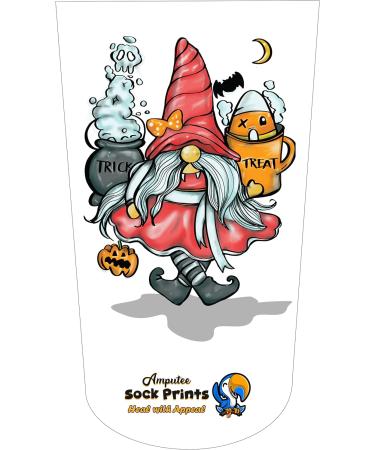 Amputee Stump Sock Halloween Gnome Girl v1 3Ply - Heal with Appeal - Buy Online on GoSupps.com