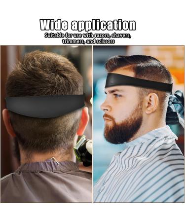Hair Trimming Guide Men Black Hair Cut Guides Fade Cutting Tool with 2 Hair Bands Adjustable Neckline Shaving Template for Home Use Barber Shops Hair Salons Makeup Rooms - Buy Online on GoSupps.com